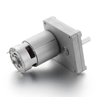 Moteur à engrenages de 42 mm 12V 24V moteur à engrenages carrés Spur Brushed DC Motor à couple élevé