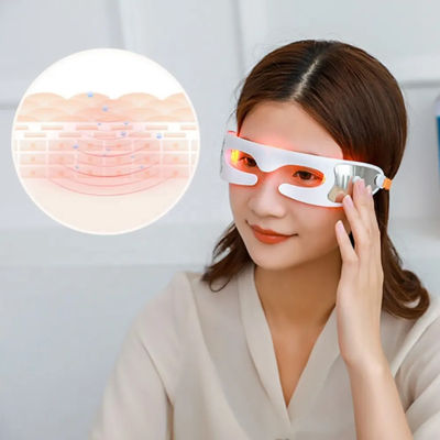 Machine de soin de la peau du visage à LED masque de traitement de la lumière rouge massager oculaire pour appareil intelligent sans fil