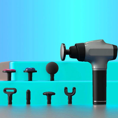 10 pièces par CTN Portable Full Body Fascia Massage Gun avec poignée auxiliaire tournante