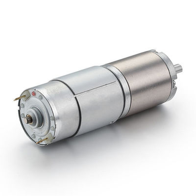 Commutation Brush couple élevé 12v 42mm engrenage à basse vitesse moteur CC brossé pour tapis de course 75dB
