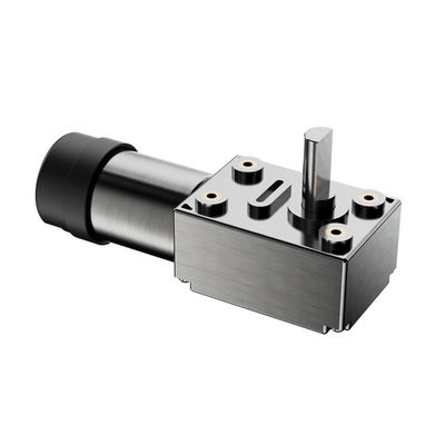 65% d'efficacité Moteur électrique à courant continu à couple élevé 24V Moteur à engrenage à ver avec frein à engrenage réducteur