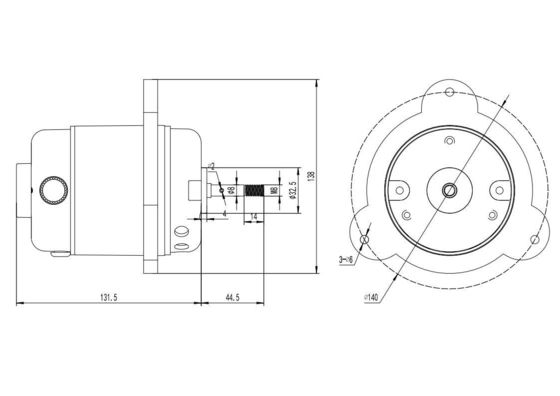 Moteur électrique universel à courant alternatif à haute vitesse de 4000 tr/min 120v 240v 50/60Hz 15w 20w pour tapis de course