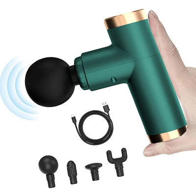 Détendez les muscles avec 4 vitesses puissant pistolet de massage à percussion 920g Mini Metal ABS Design