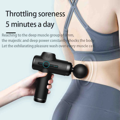 Mini pistolet de massage musculaire avec 5 niveaux de vitesse de poche 2-3 heures de charge