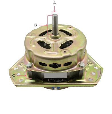 Moteur à aimants permanents pour porte automatique et machine à laver Moteur de lavage coloré de 80 W