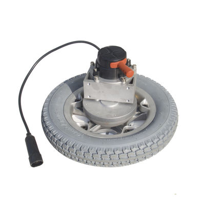 Moteur à entraînement de fauteuil roulant 250w 24v moteur à engrenages sans balai en courant continu avec frein électromagnétique