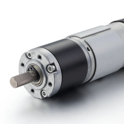 Efficacité 65% Petit moteur pour porte automatique moteur 28 mm moteur à engrenages brossés planétaire en courant continu