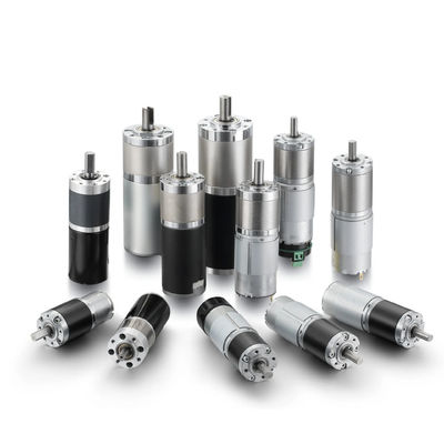 Efficacité 65% Petit moteur pour porte automatique moteur 28 mm moteur à engrenages brossés planétaire en courant continu
