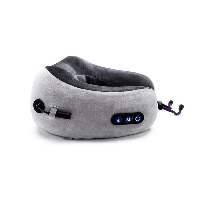 Améliorez votre sommeil et soulagez-vous des douleurs au cou avec notre oreiller de massage électrique en U.