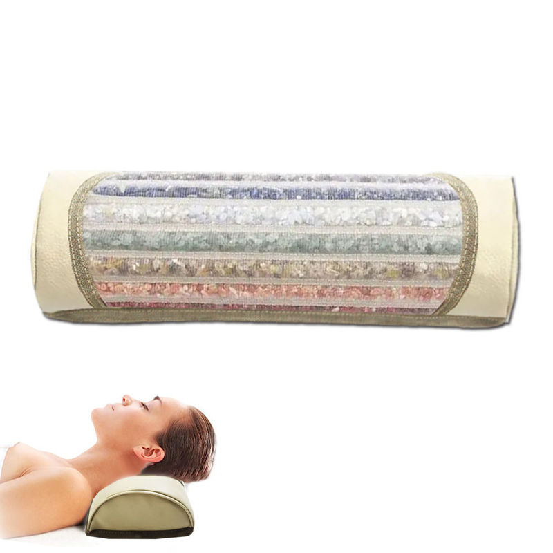 Coussin de massage en mousse à mémoire avec 7 couleurs de l'arc-en-ciel Chakra