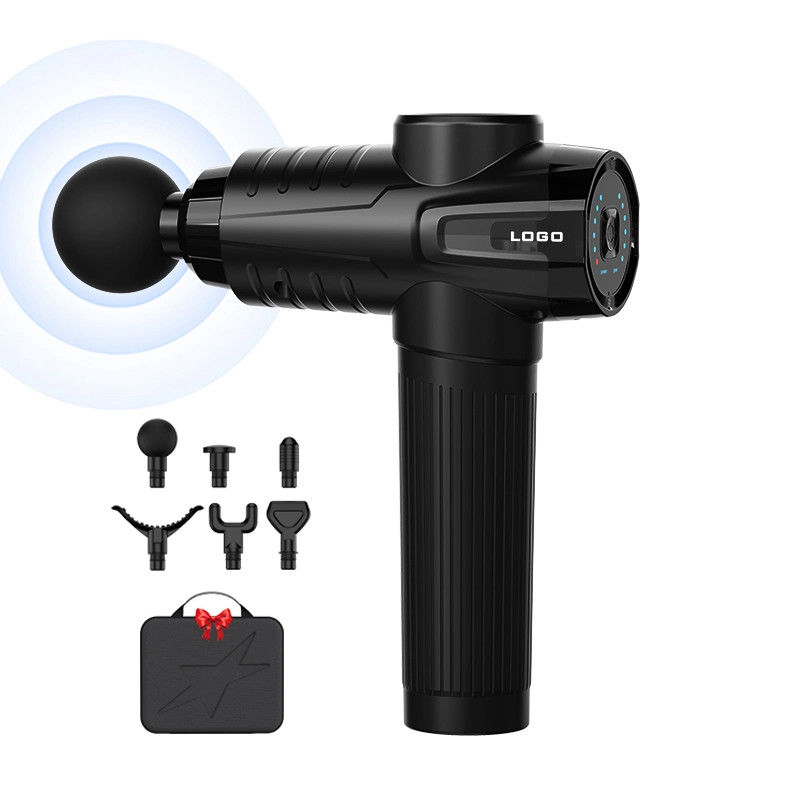 Pistolet de massage sans fil à poignée de gel de silice nano pour une meilleure flexibilité et mobilité