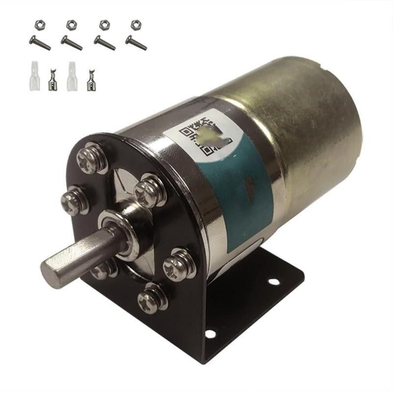 37 mm de diamètre boîte de vitesses Grand moteur de réduction de couple Durable pour une longue période 12V 150rpm