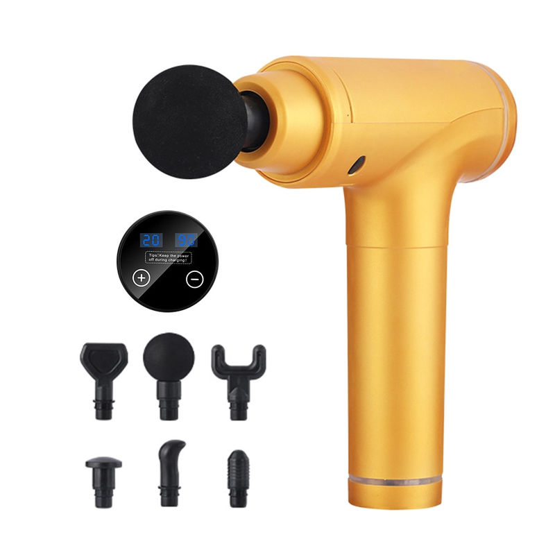 Pistolet de massage du fascia portable avec ABS en aluminium et moteur sans pinceau