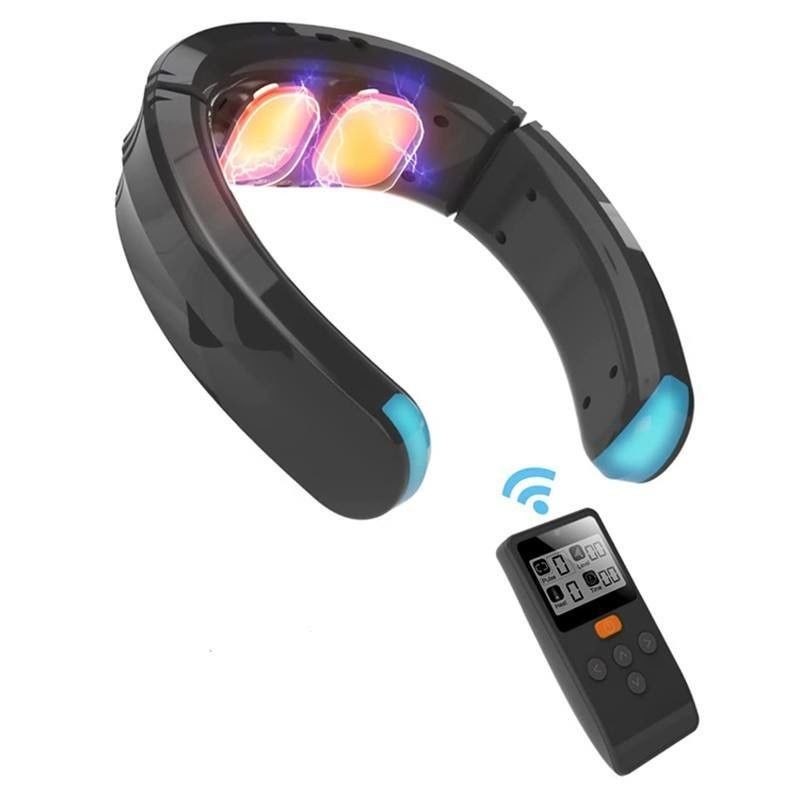 Dispositif de massage intelligent pour le levage du cou avec deux mains, chauffage LED et EMS 1 kg personnaliser