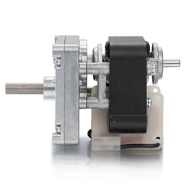 50Hz/60Hz 61mm 110v 100w Moteur à courant alternatif entièrement fermé Machine à engrenage d'arbre excentrique Moteur électrique à courant alternatif