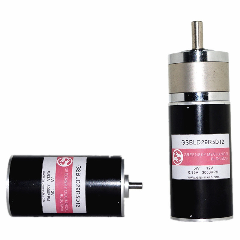 Moteur à micro engrenage GS Moteur à courant continu sans balai petit à 400 tr / min Vitesse et protection IE 4