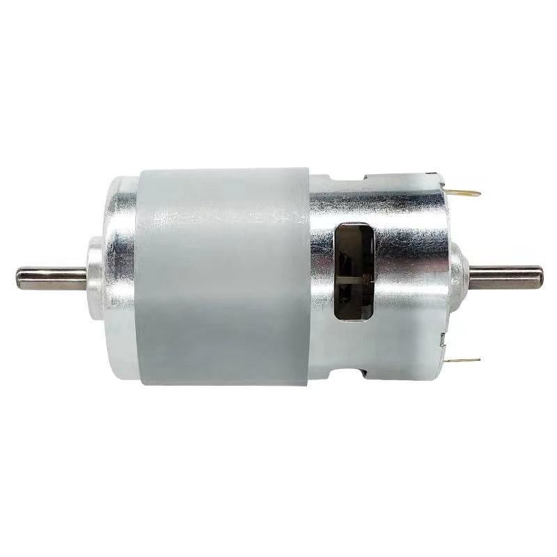 Moteur à courant continu à double roulement à bille imperméable à l'eau PMDC à brosse électrique sans brosse pour fréquence 50 Hz