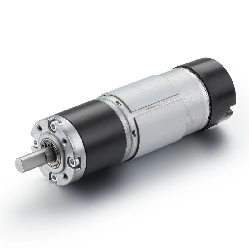 Efficacité 65% Petit moteur pour porte automatique moteur 28 mm moteur à engrenages brossés planétaire en courant continu
